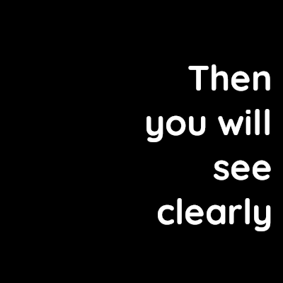 Then You Will See Clearly – David Kennedy