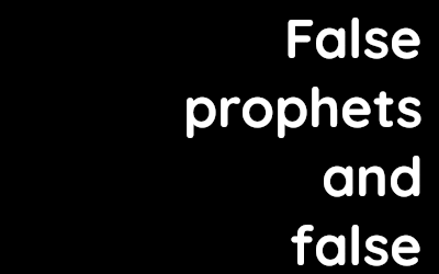 False prophets and false converts – David Kennedy