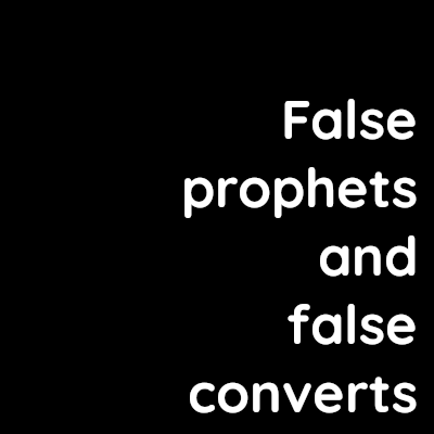 False prophets and false converts – David Kennedy